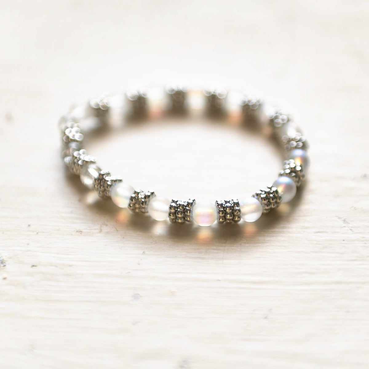 E.S.R. Stacks Moonlit Daisy bracelet