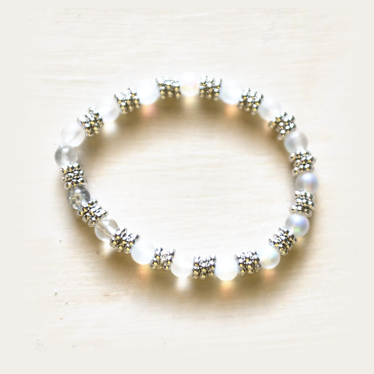 E.S.R. Stacks Moonlit Daisy bracelet