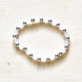 E.S.R. Stacks Frosted Silver bracelet