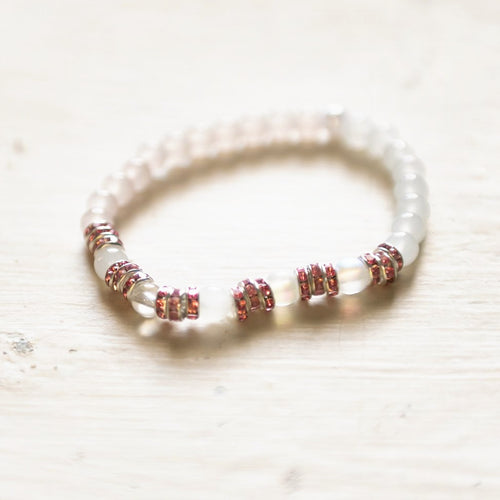 E.S.R. Stacks Blush Pavé bracelet