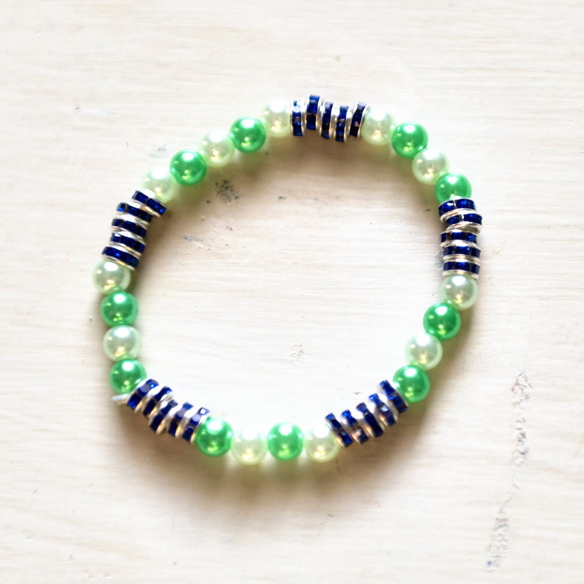 E.S.R. Stacks Garden Navy bracelet