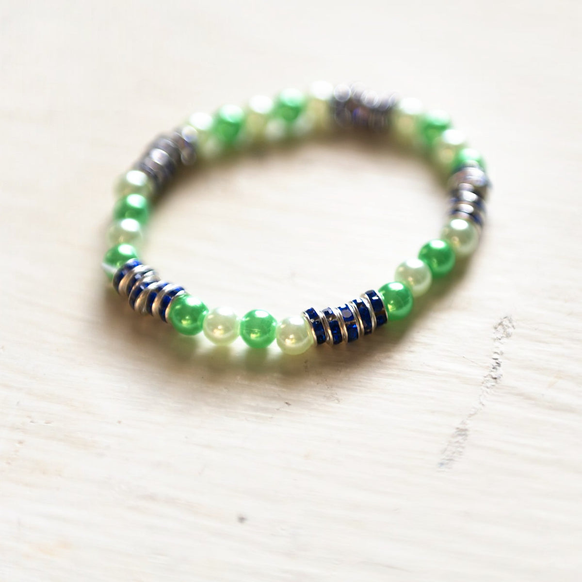 E.S.R. Stacks Garden Navy bracelet