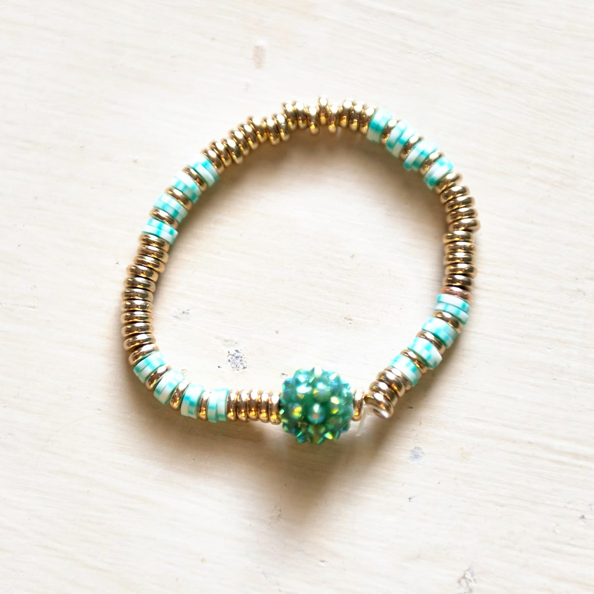 E.S.R. Stacks Peacock Pavé bracelet