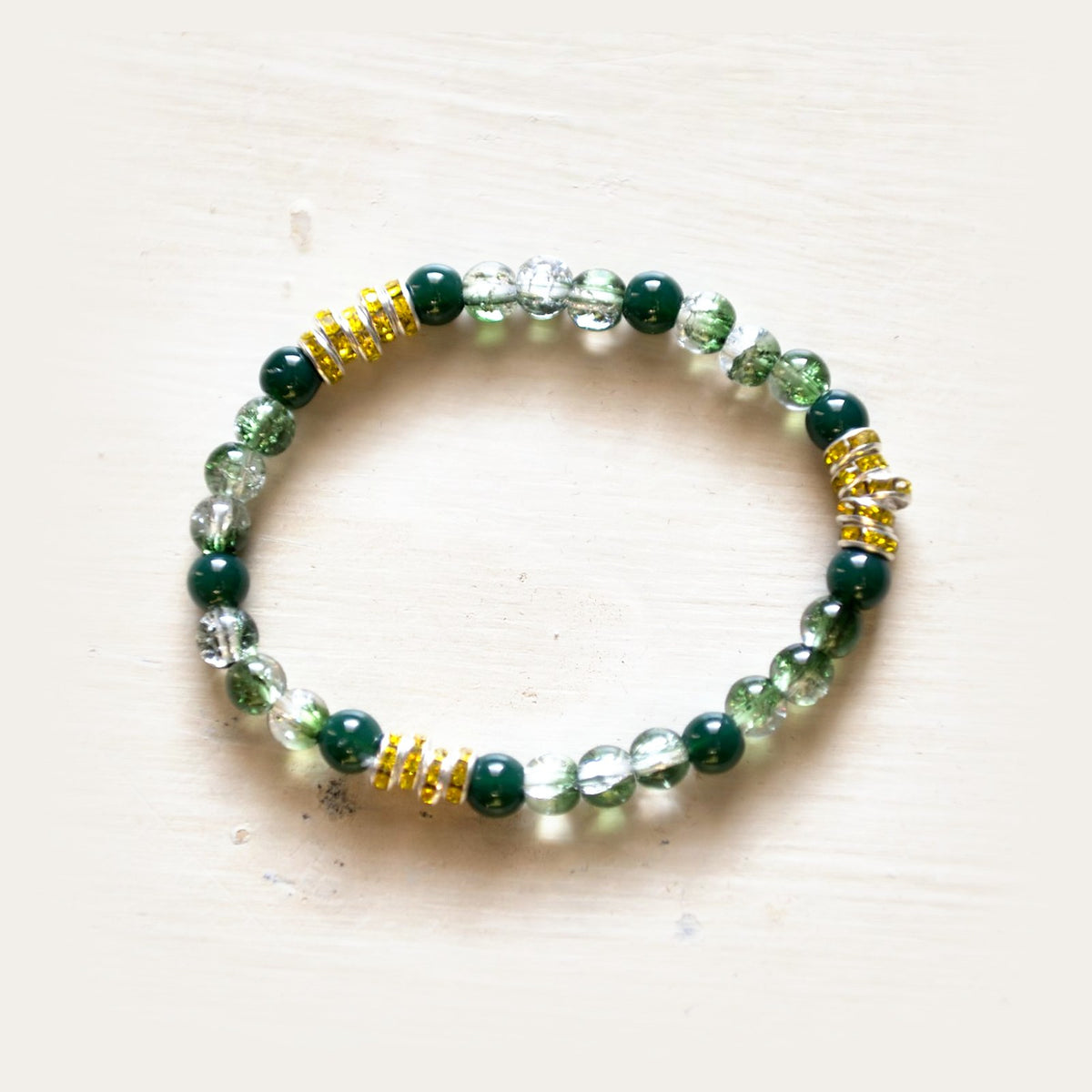 E.S.R. Stacks Forest & Gold bracelet