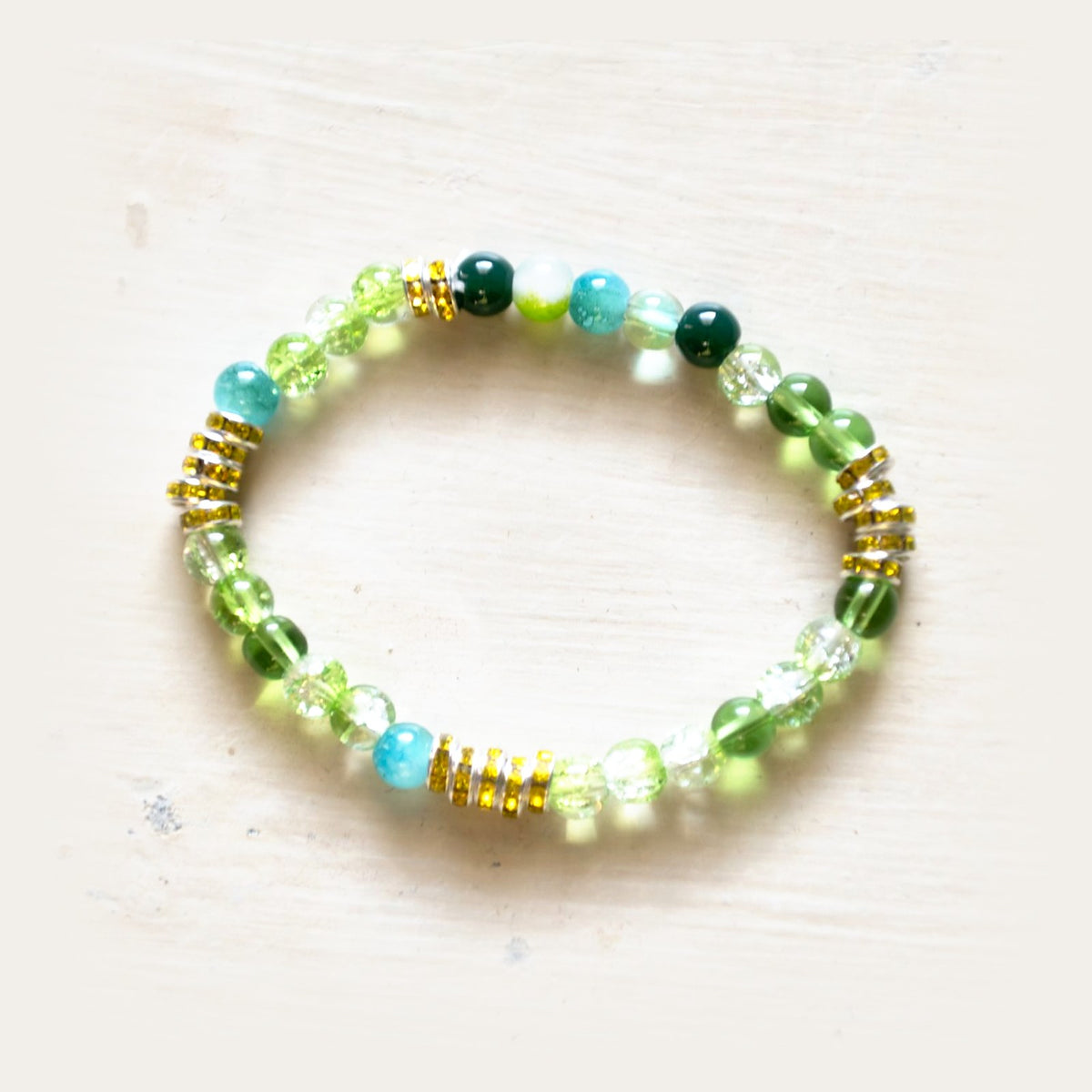 E.S.R. Stacks Lime & Lagoon bracelet