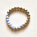 E.S.R. Stacks Gilded Porcelain bracelet