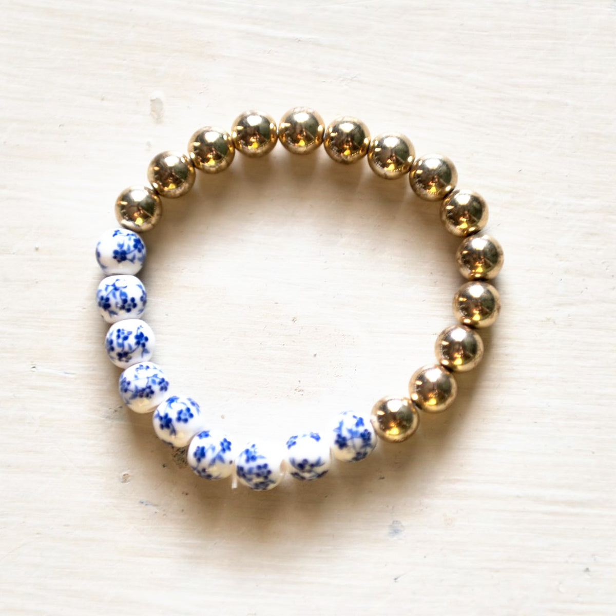 E.S.R. Stacks Gilded Porcelain bracelet