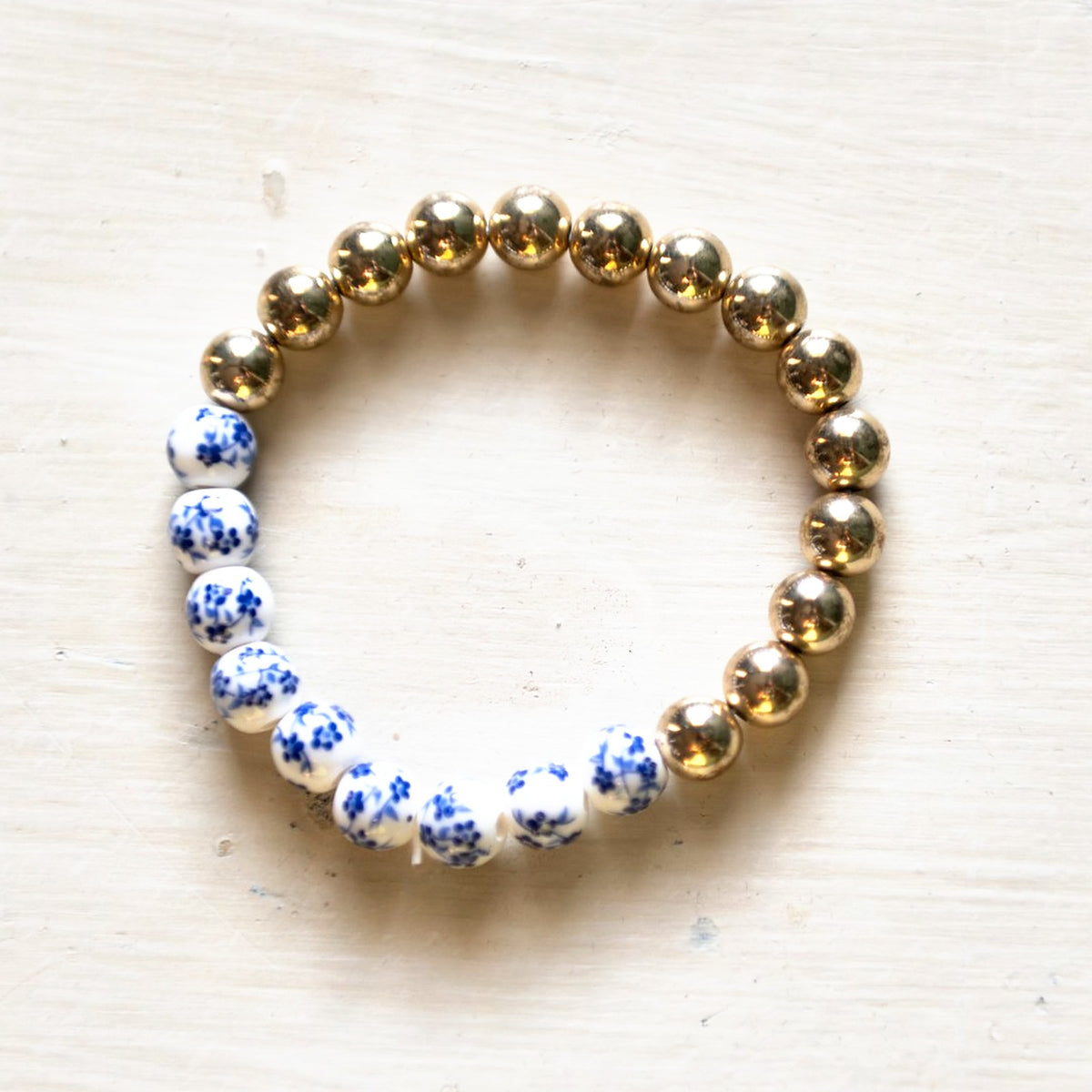 E.S.R. Stacks Gilded Porcelain bracelet
