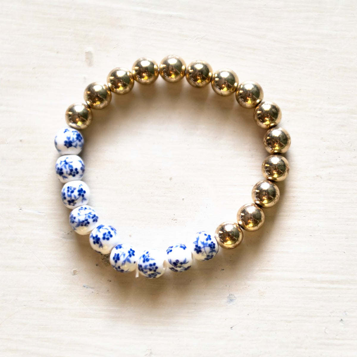 E.S.R. Stacks Gilded Porcelain bracelet