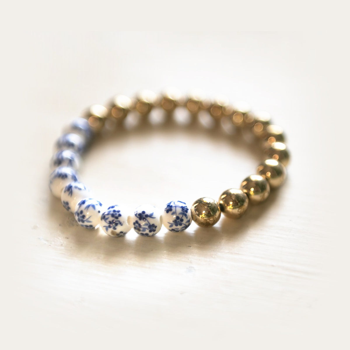 E.S.R. Stacks Gilded Porcelain bracelet