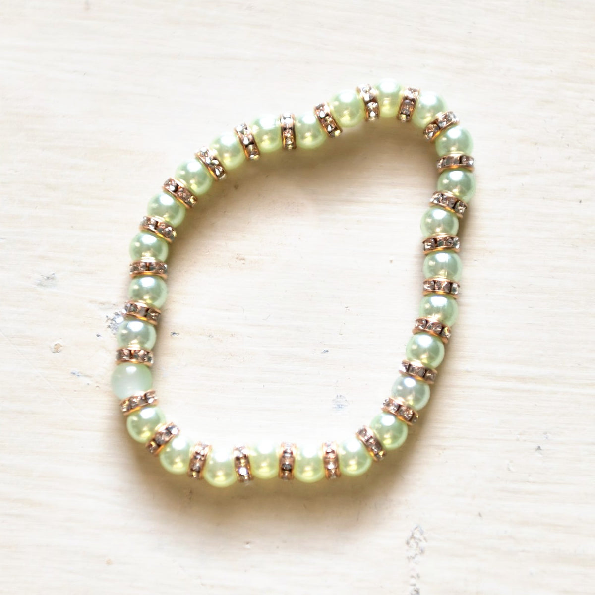 E.S.R. Stacks Champagne Pearl bracelet