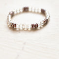 E.S.R. Stacks Crystal & Merlot bracelet