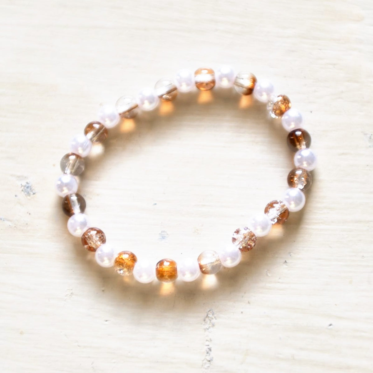 E.S.R. Stacks Amber Pearl bracelet