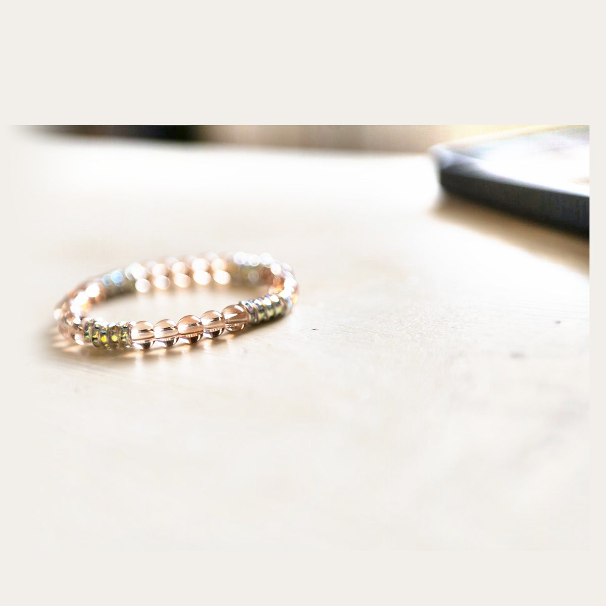 E.S.R. Stacks Peach Shimmer bracelet