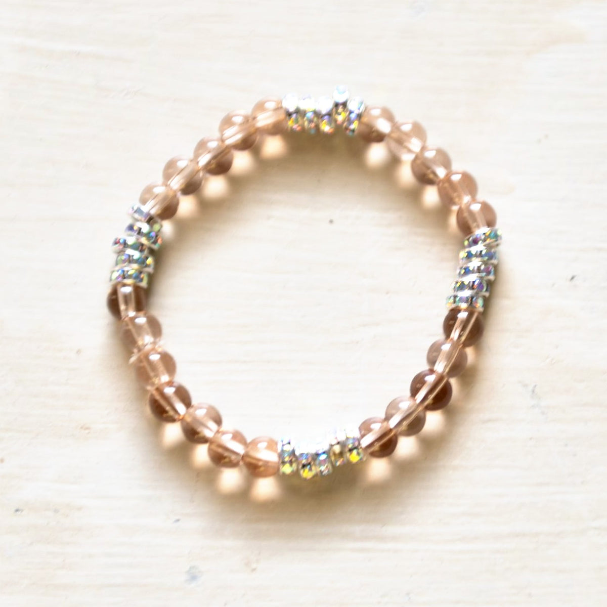 E.S.R. Stacks Peach Shimmer bracelet