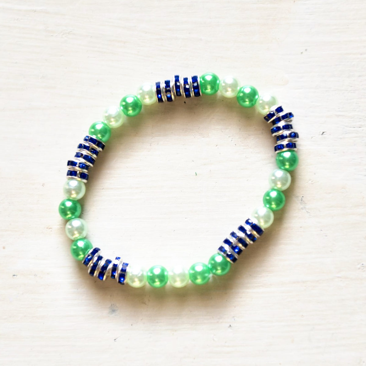 E.S.R. Stacks Garden Navy bracelet