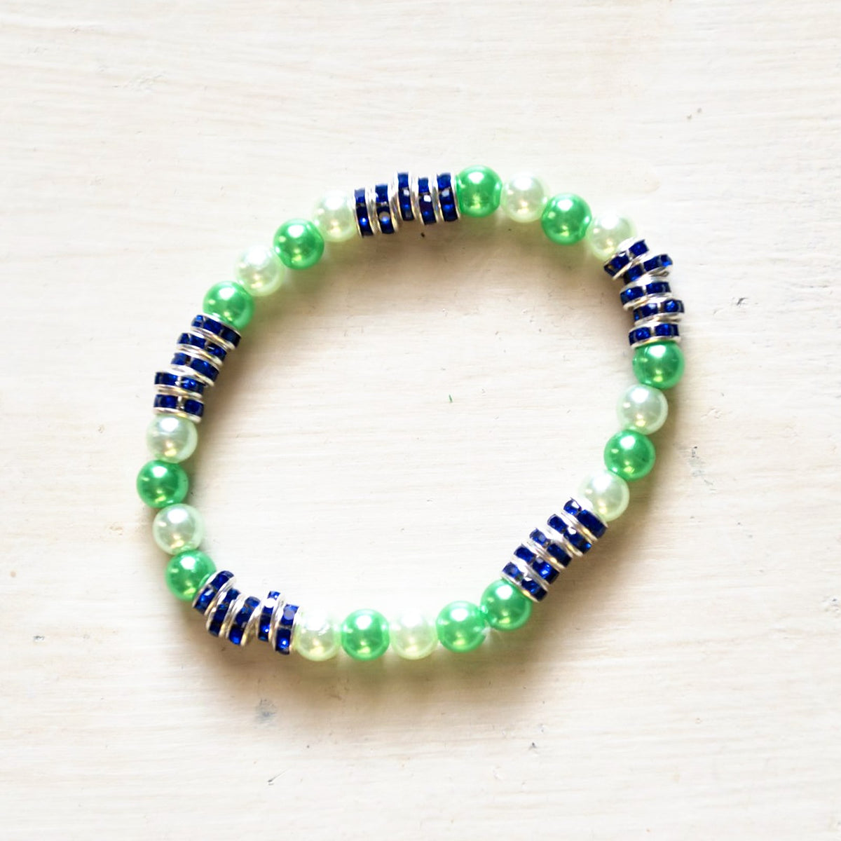 E.S.R. Stacks Garden Navy bracelet