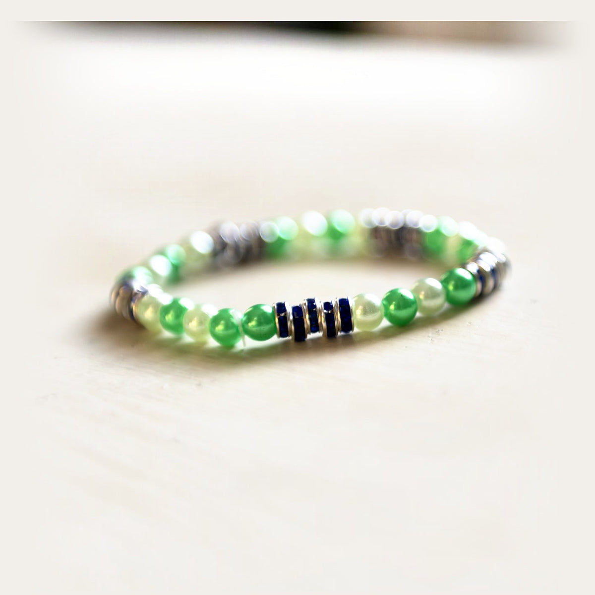 E.S.R. Stacks Garden Navy bracelet