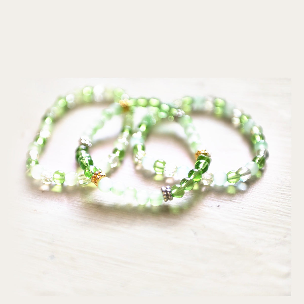 E.S.R. Stacks Fern & Gold bracelet