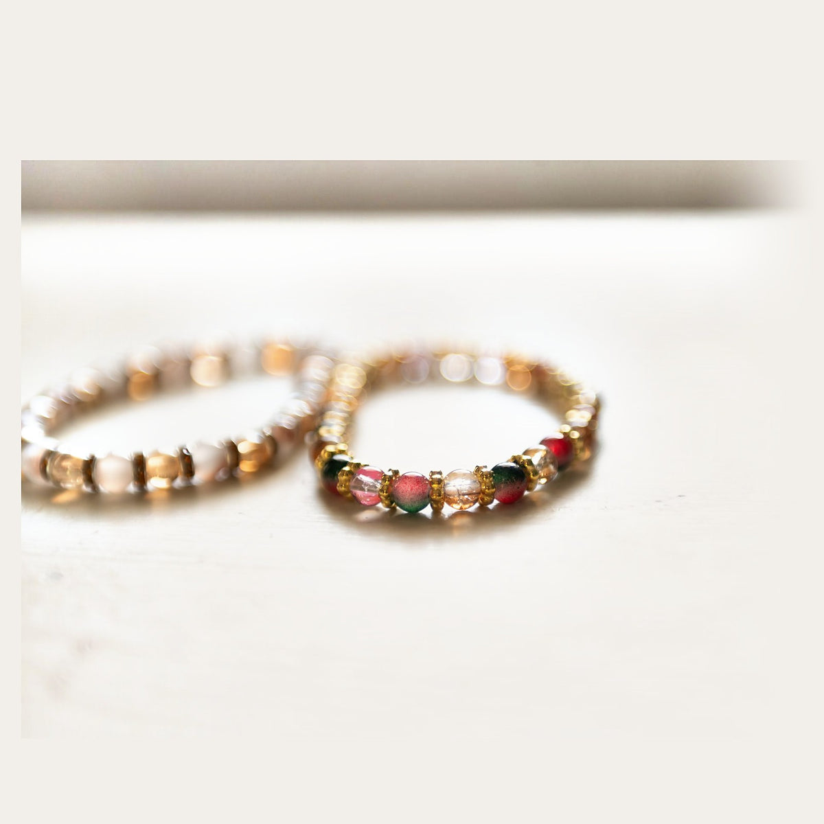 E.S.R. Stacks Peaches & Gold bracelet