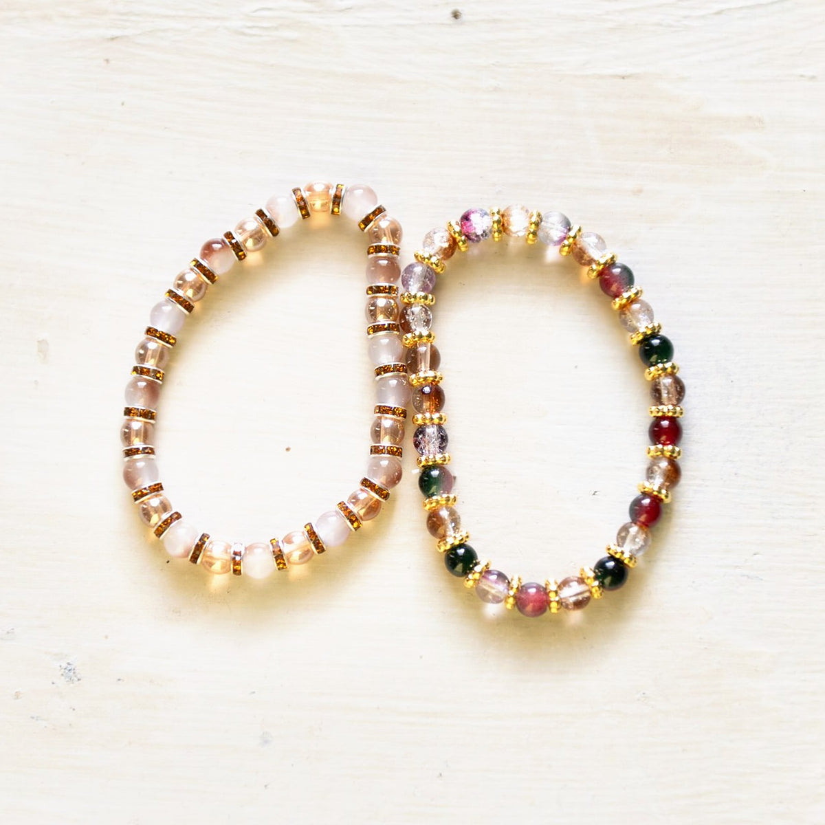 E.S.R. Stacks Peaches & Gold bracelet