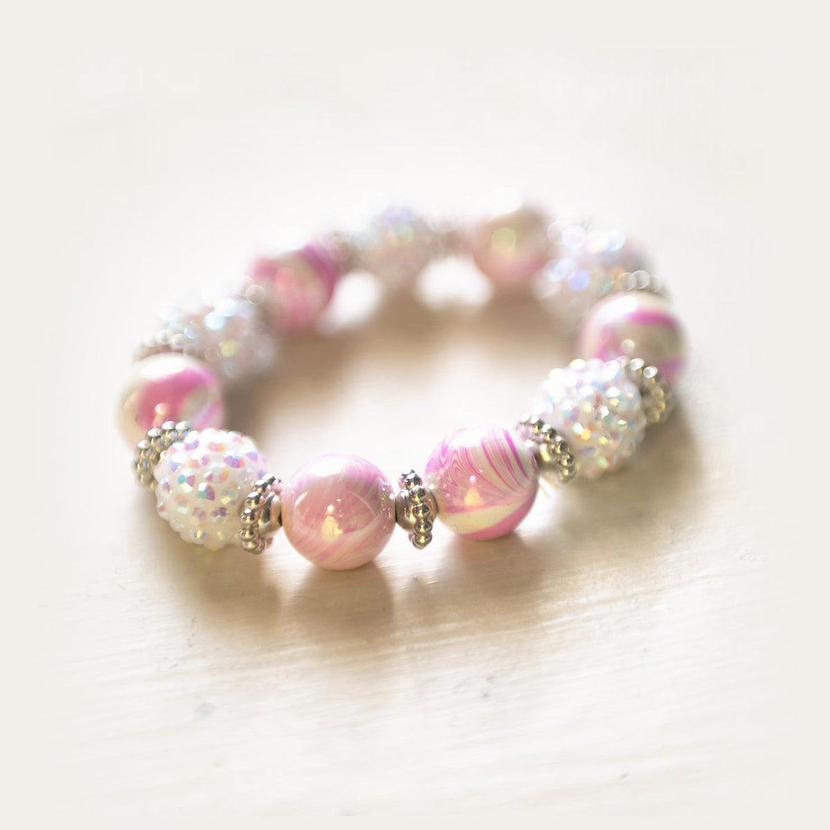 E.S.R. Stacks Cotton Candy Pavé bracelet