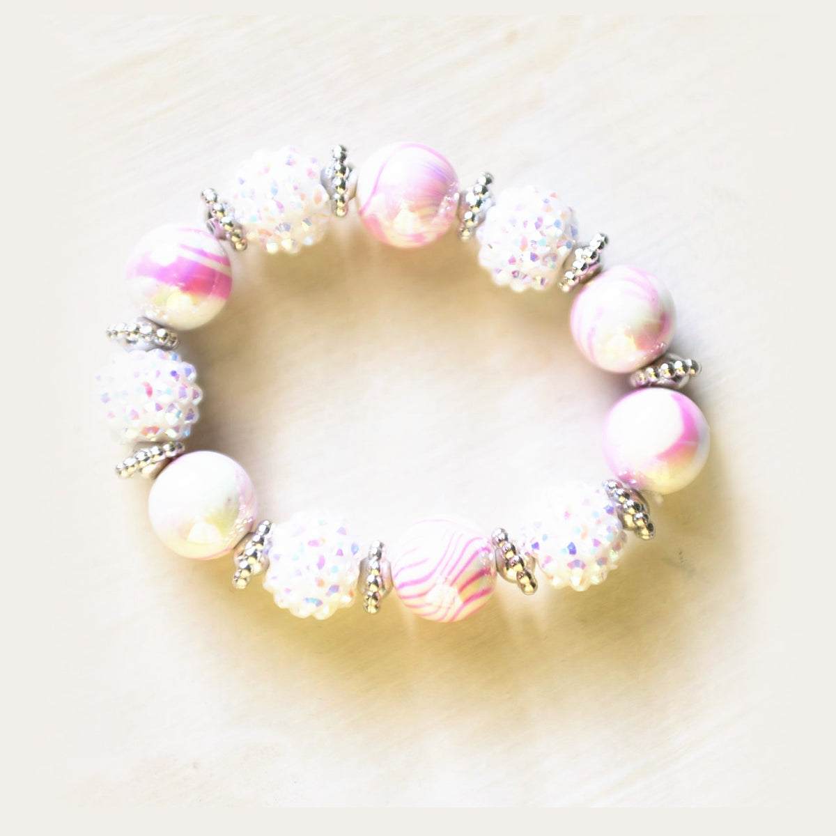 E.S.R. Stacks Cotton Candy Pavé bracelet