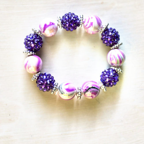 E.S.R. Stacks Amethyst Glam bracelet