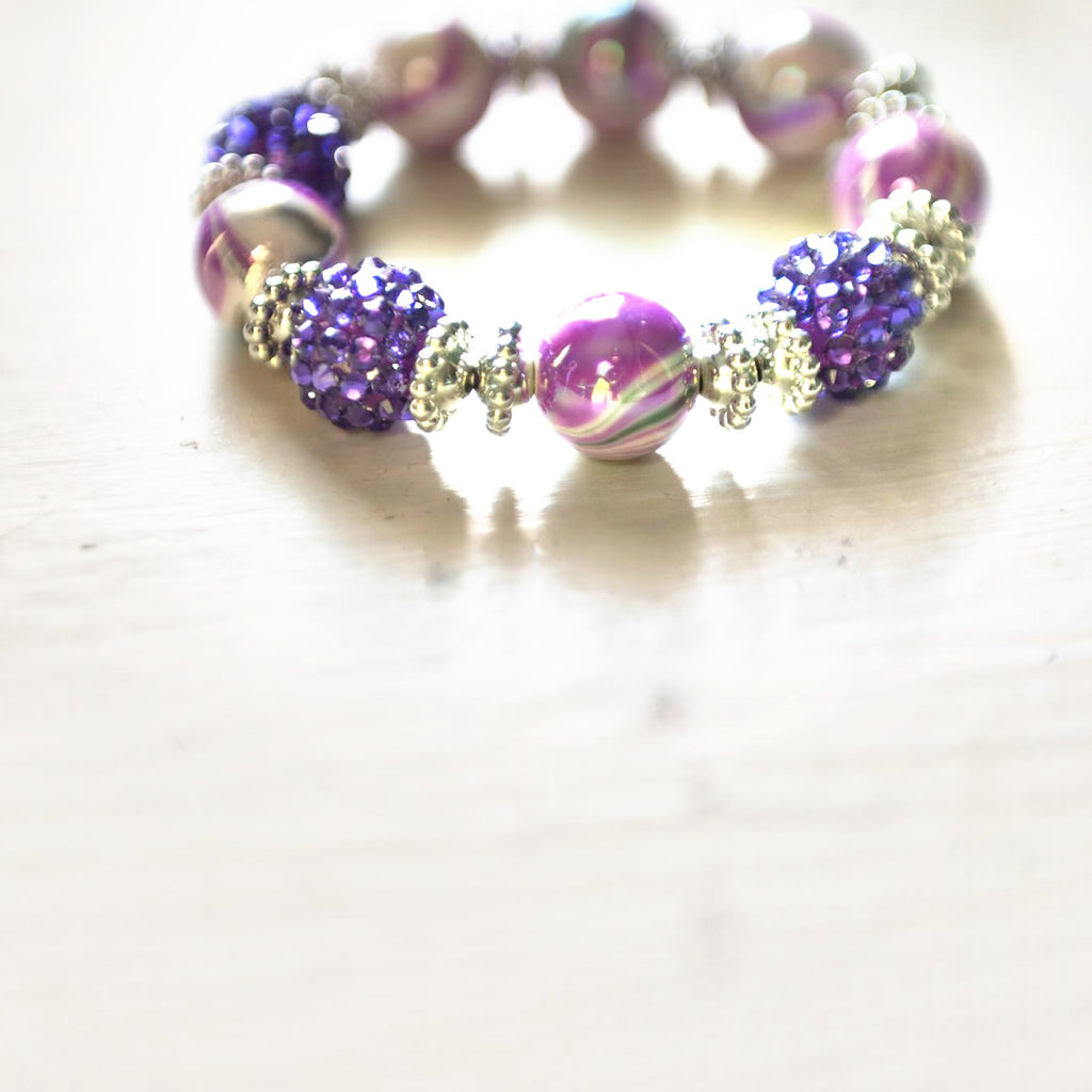 E.S.R. Stacks Amethyst Glam bracelet