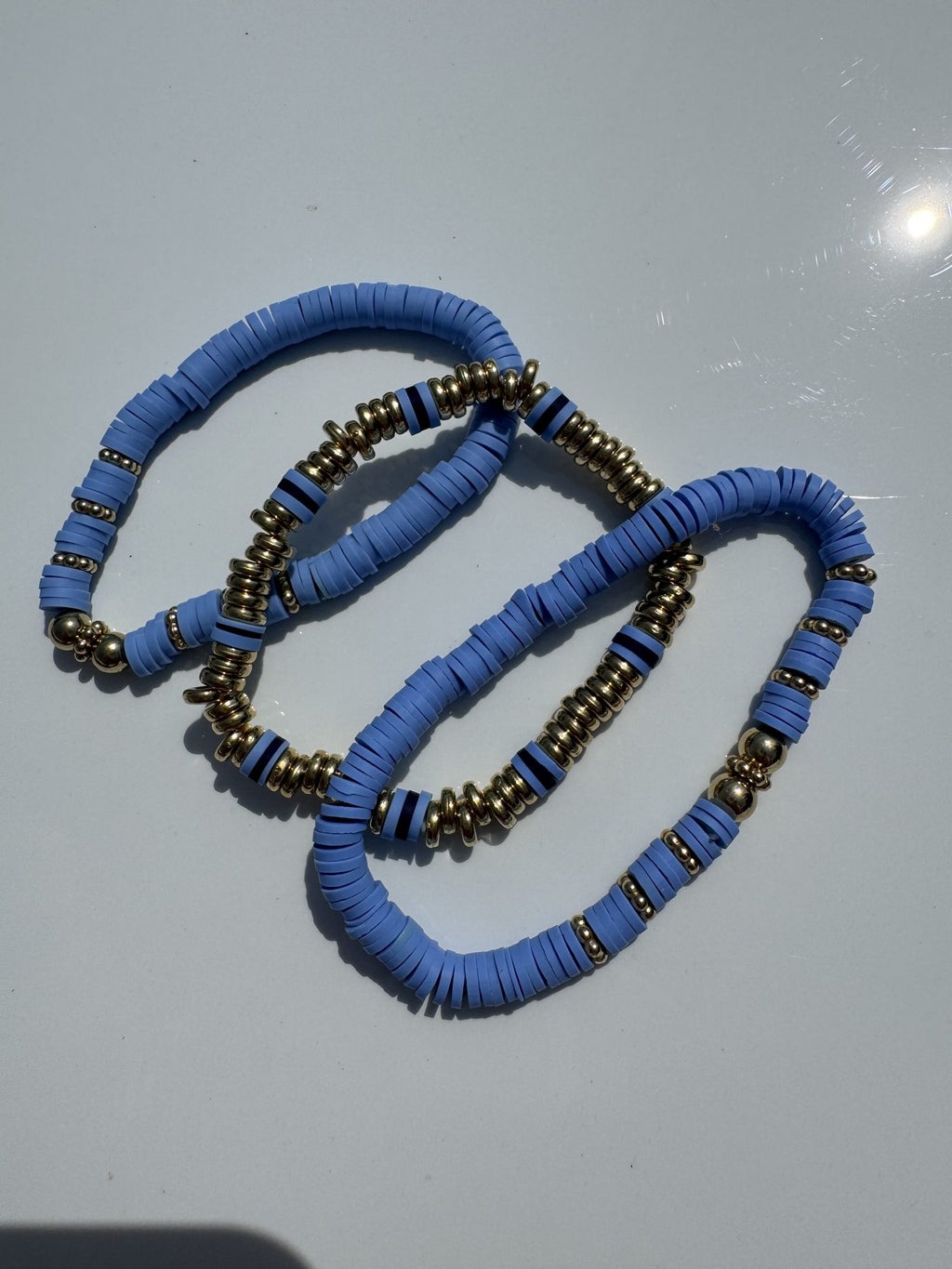 Cobalt Heishi Wrap