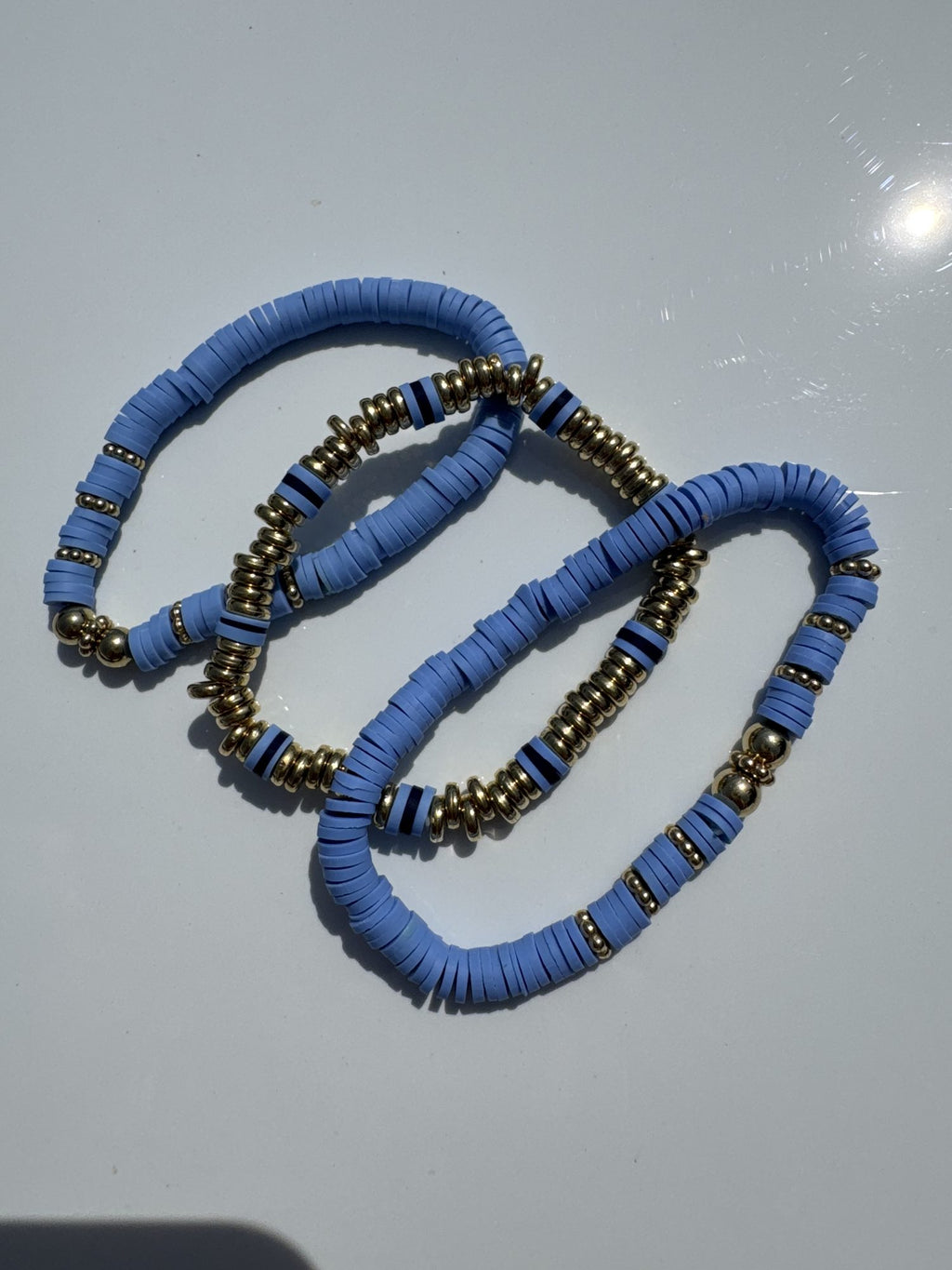 Cobalt Heishi Wrap