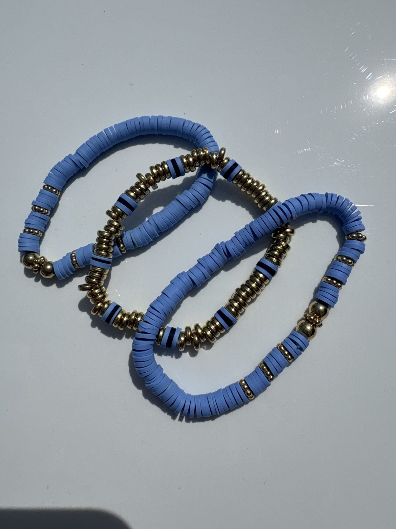 Cobalt Heishi Wrap