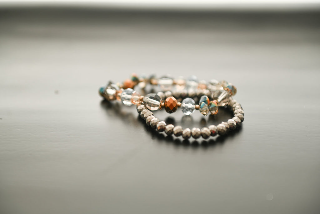 Peach & Pewter